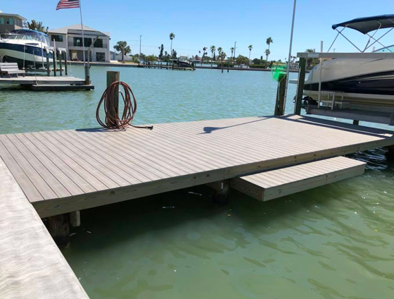 new dock installation